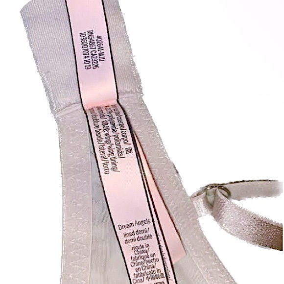 Victoria’s Secret Dream Angels Lightly Lined Demi Bra Lilac Moon Embellished 38F - Picture 10 of 11